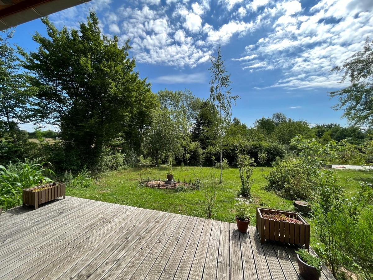 Ecolieu Le Chant Du Temps Bed & Breakfast Saint-Usuge ภายนอก รูปภาพ